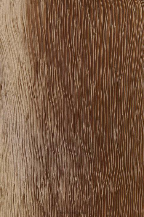 Meshki Athena Plisse Mini-Etuikleid Bronze Kleidung 060V239