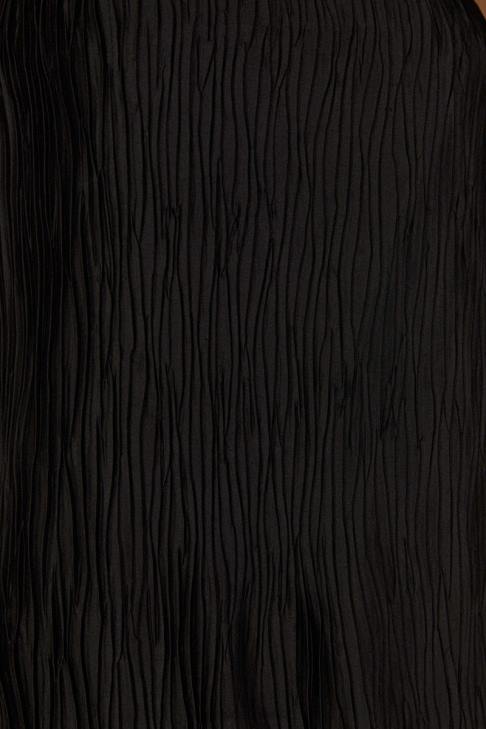 Meshki Athena Plisse Mini-Etuikleid Schwarz Kleidung 060V320