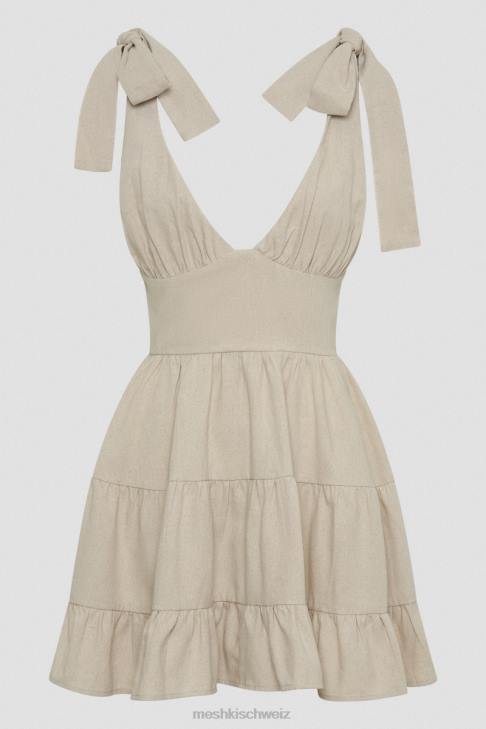 Meshki Aurelia Leinen-Minikleid natürlich Kleidung 060V178