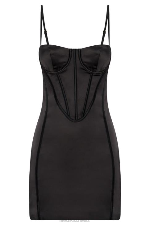Meshki Bridget Korsett-Minikleid Schwarz Kleidung 060V397