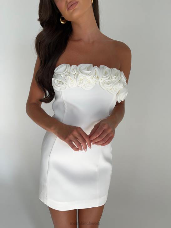 Meshki Brooks Rose Minikleid Weiß Kleidung 060V250