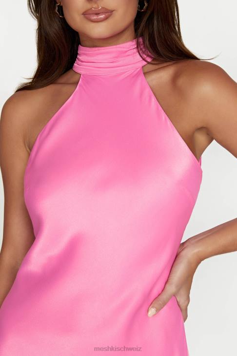 Meshki Claire-Minikleid in A-Linie Rosa Kleidung 060V192