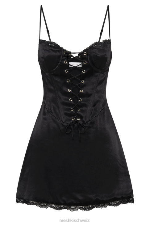 Meshki Kalila Korsett-Minikleid Schwarz Kleidung 060V184