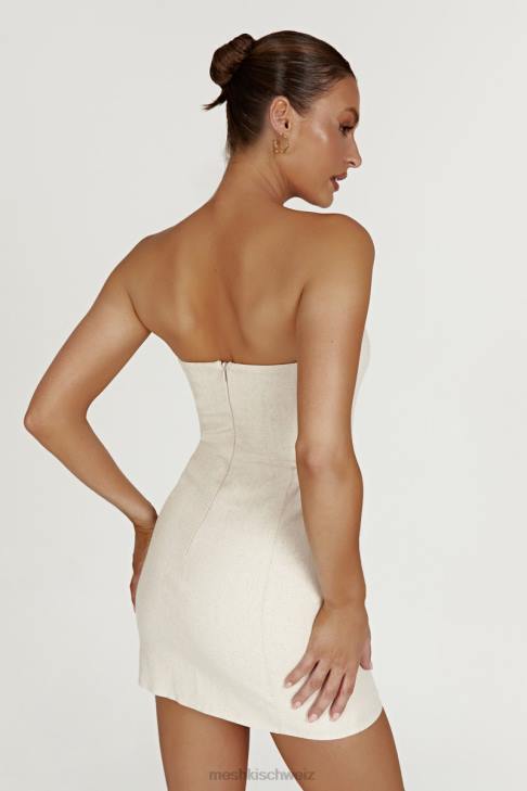 Meshki Maci-Leinen-Minikleid natürlich Kleidung 060V381