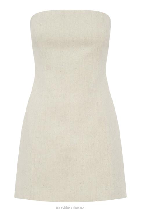Meshki Maci-Leinen-Minikleid natürlich Kleidung 060V381