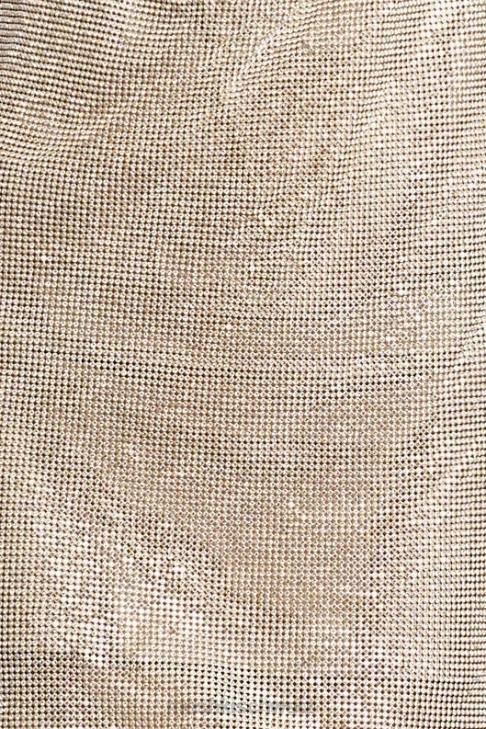 Meshki Meilani Minikleid mit tiefem Rückenausschnitt und Strassbesatz Gold Kleidung 060V312