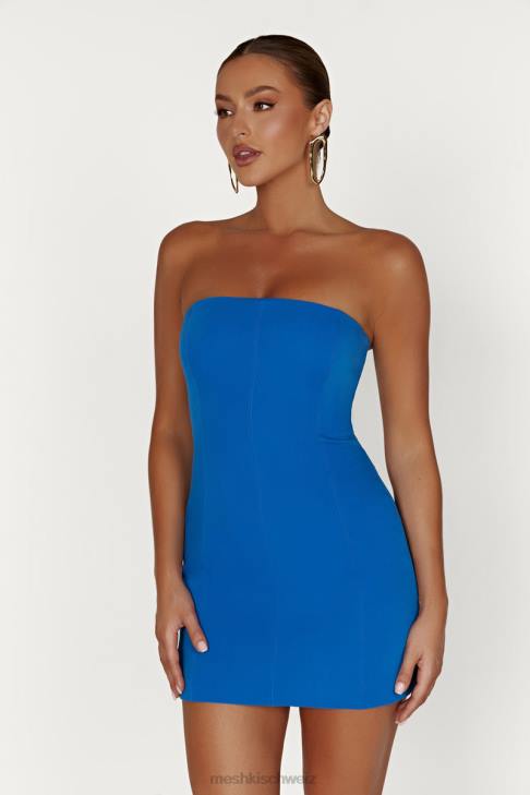 Meshki Minikleid aus Krepp von Maci Kobaltblau Kleidung 060V174