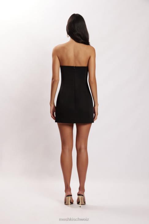 Meshki Minikleid aus Krepp von Maci Schwarz Kleidung 060V160