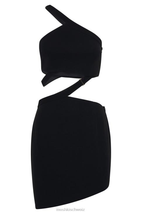 Meshki Oriane E-Hook-Minikleid Schwarz Kleidung 060V730