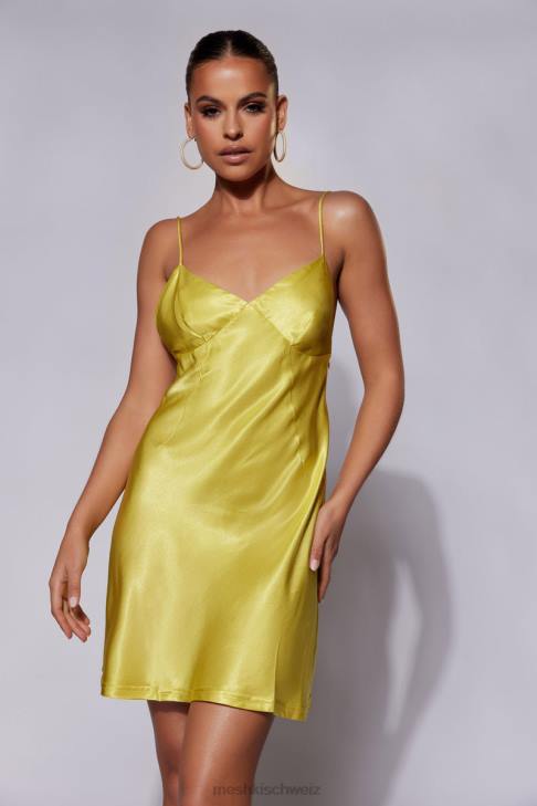 Meshki Porter Mini-Slipkleid Chartreuse Kleidung 060V673