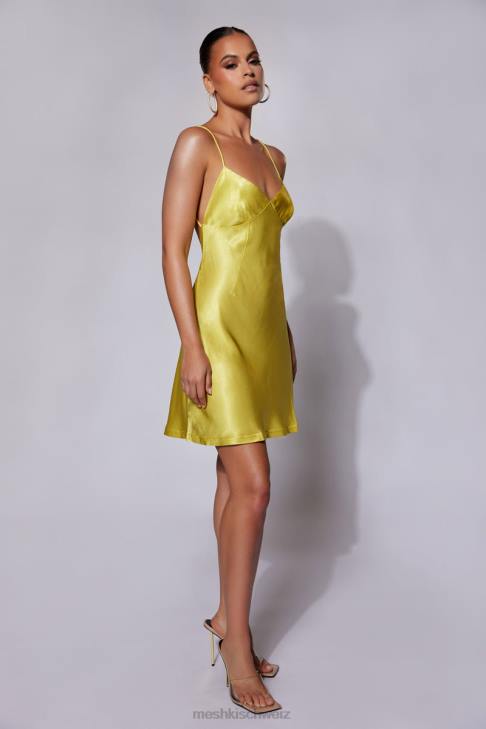Meshki Porter Mini-Slipkleid Chartreuse Kleidung 060V673