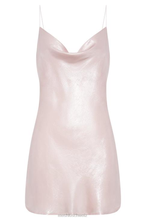 Meshki Rhea-Minikleid mit Kapuze erröten rosa Kleidung 060V542