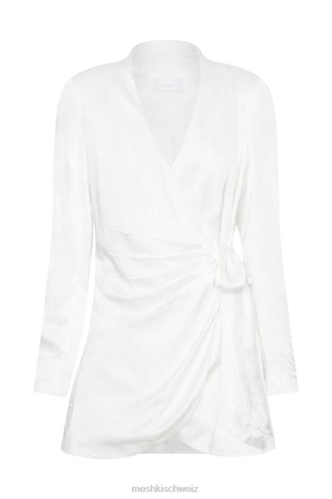 Meshki Saira Minikleid zum Binden Weiß Kleidung 060V658