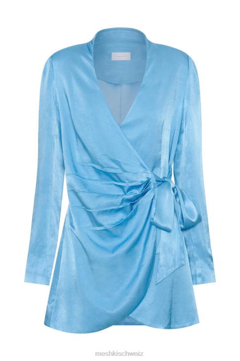 Meshki Saira Minikleid zum Binden azurblau Kleidung 060V672