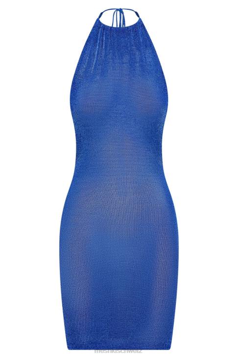 Meshki Tala Neckholder-Minikleid Persischblau Kleidung 060V732