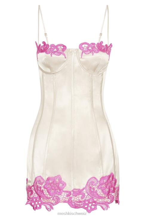 Meshki Tatiana Korsett-Minikleid mit Spitze nackt Kleidung 060V586