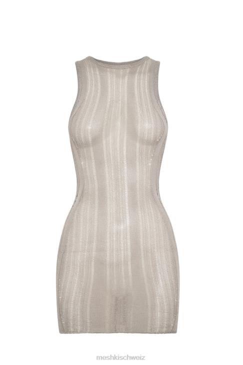Meshki Valencia Mini-Strickkleid grau Kleidung 060V540