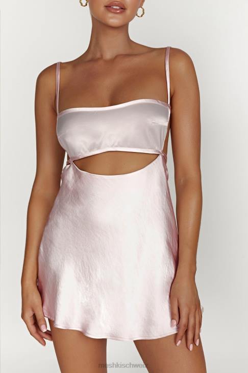 Meshki Veda zweifarbiges Minikleid erröten rosa Kleidung 060V614