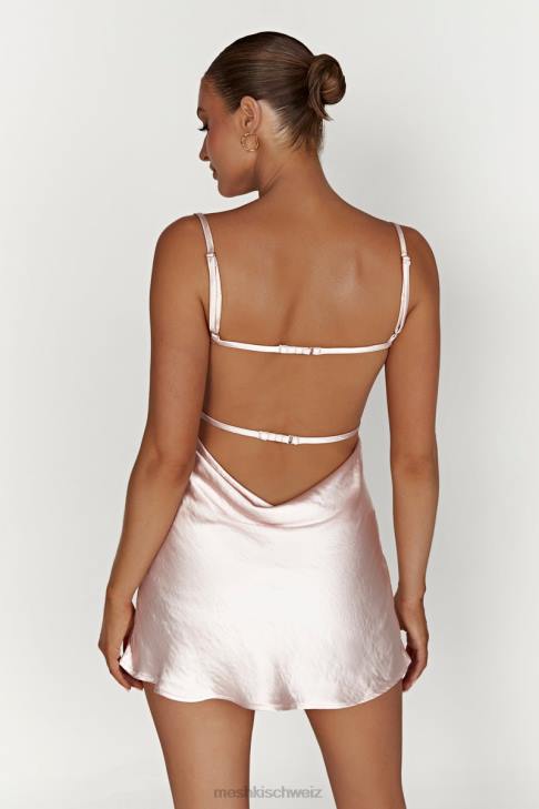 Meshki Veda zweifarbiges Minikleid erröten rosa Kleidung 060V614