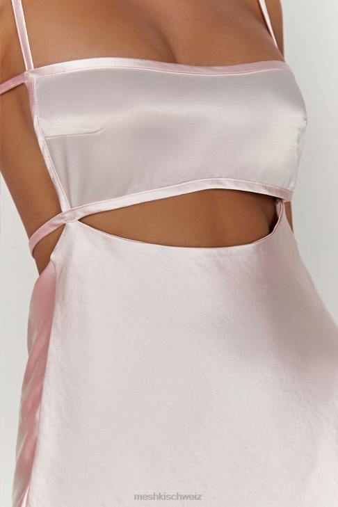 Meshki Veda zweifarbiges Minikleid erröten rosa Kleidung 060V614