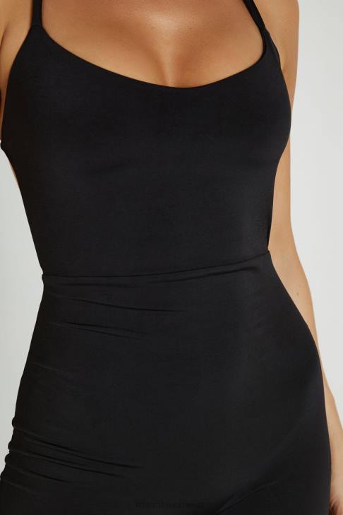 Meshki Brinley-Overall aus anschmiegsamem Jersey Schwarz Kleidung 060V1377