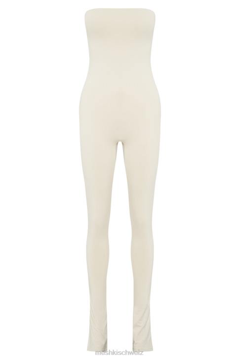 Meshki Peggy trägerloser Overall Creme Kleidung 060V1660