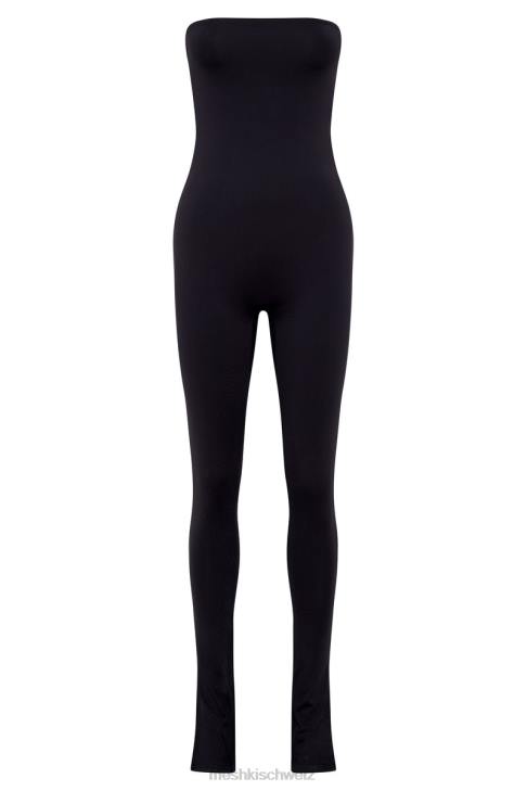 Meshki Peggy trägerloser Overall Schwarz Kleidung 060V1661