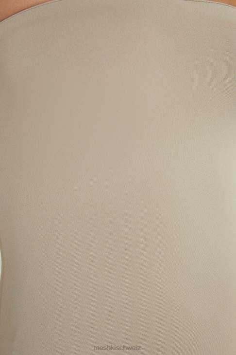 Meshki Peggy trägerloser Overall Taupe Kleidung 060V1379