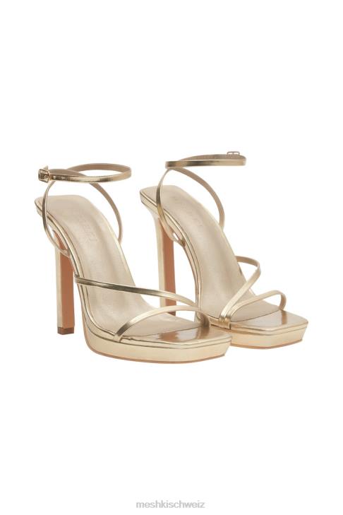 Meshki Kailani-Plateau-Absätze Gold Schuhwerk 060V1666