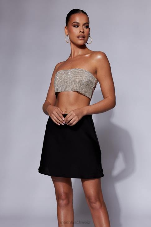 Meshki Valerie Diamante Bandeau Gold Kleidung 060V943