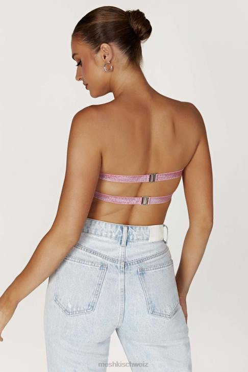Meshki Valerie Diamante Bandeau erröten rosa Kleidung 060V994
