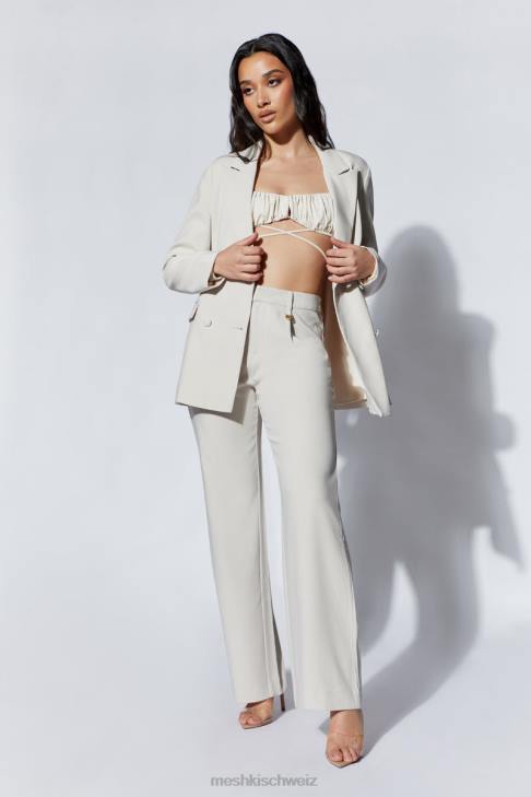 Meshki Rosana übergroßer, taillierter Blazer Weizen Kleidung 060V1657