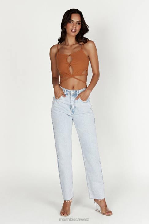 Meshki Ayesha hat ein Unterhemd ausgeschnitten Keks Kleidung 060V1201