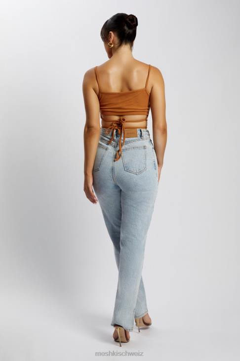 Meshki Ayesha hat ein Unterhemd ausgeschnitten Keks Kleidung 060V1201