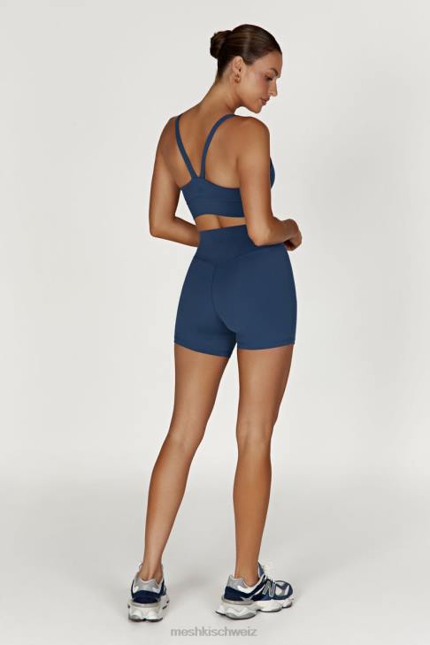 Meshki Elise Cami-Crop-Top mit V-Rücken Marine Kleidung 060V924