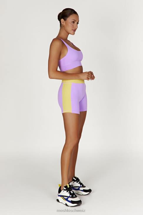 Meshki Elise Cami-Crop-Top mit V-Rücken lila Kleidung 060V1115