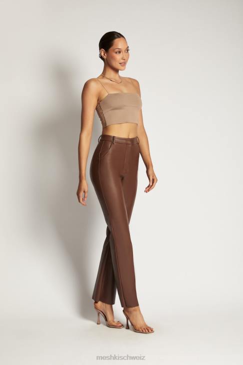 Meshki Yvonne Cami Crop Top Latté Kleidung 060V1198