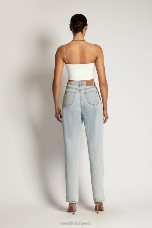 Meshki Yvonne Cami Crop Top Weiß Kleidung 060V938