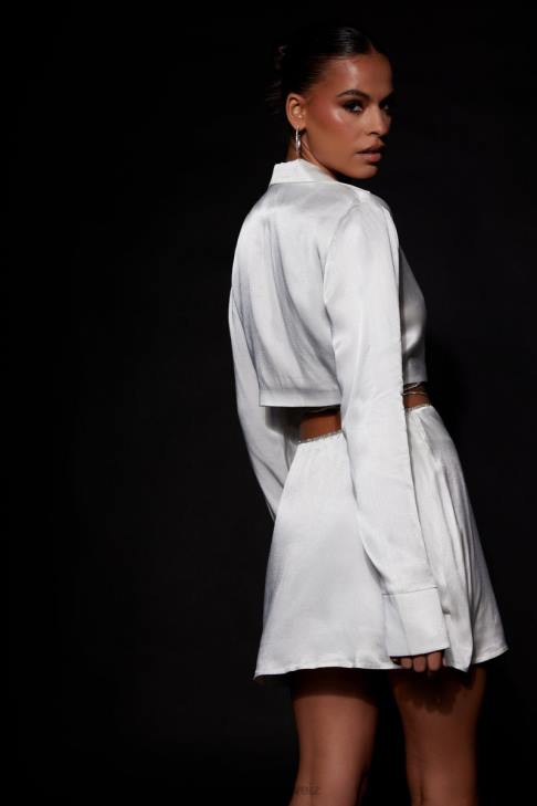 Meshki Talulah Diamant-Seilhemd Weiß Kleidung 060V1034