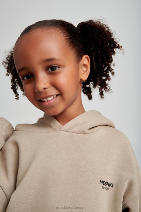 Meshki Bernie Ku Kapuzenpullover Zement Kleidung 060V1500