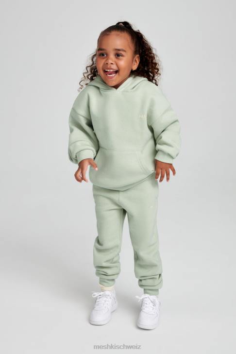 Meshki Bernie Ku Kapuzenpullover leichter Salbei Kleidung 060V1495