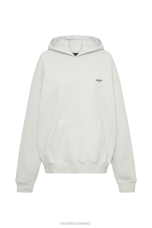 Meshki Bernie übergroßer Kapuzenpullover rauchgrau Kleidung 060V915