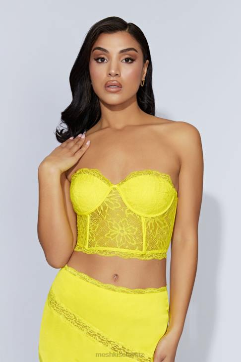 Meshki Alessandra Spitzenkorsett frisches Grün Kleidung 060V1071