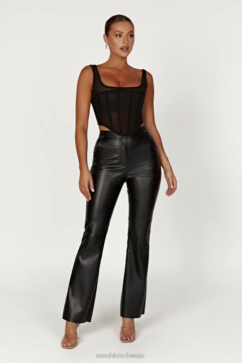 Meshki Delaney Korsett Bustier Schwarz Kleidung 060V875