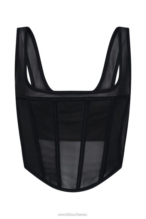 Meshki Delaney Korsett Bustier Schwarz Kleidung 060V875