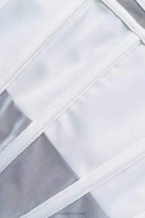 Meshki Delaney Korsett Bustier Weiß Kleidung 060V907