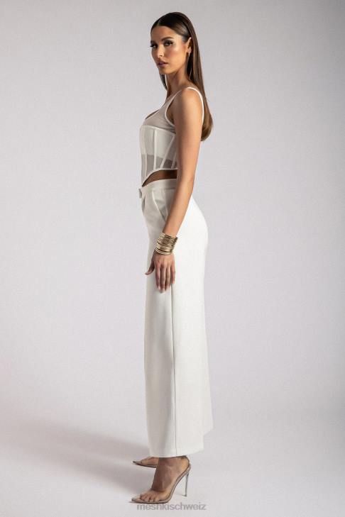 Meshki Delaney Korsett Bustier Weiß Kleidung 060V907