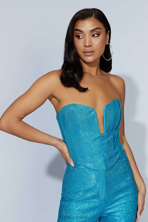 Meshki Felicity Schimmerkorsett Aquamarin Kleidung 060V1010