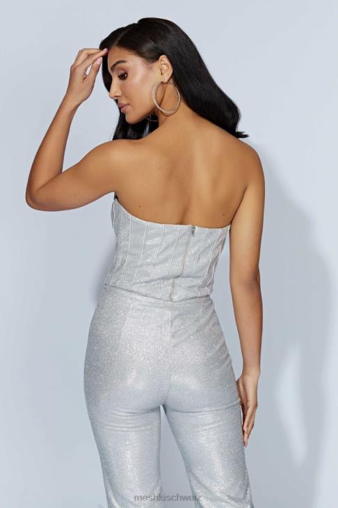 Meshki Felicity Schimmerkorsett Silber Kleidung 060V885