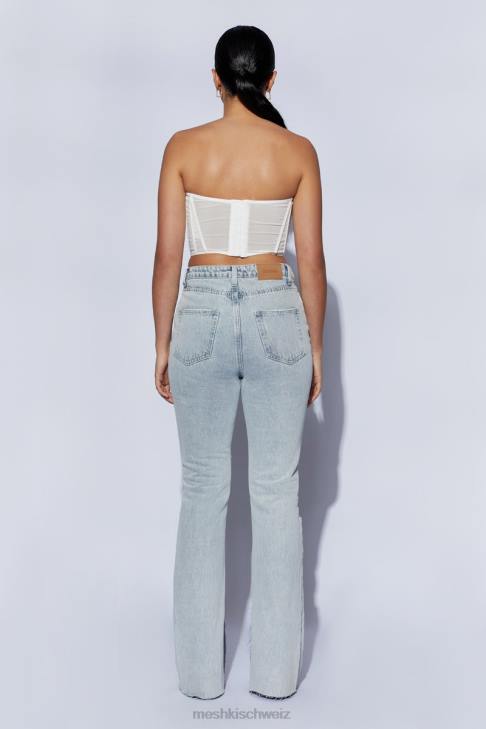 Meshki Helen trägerloses Korsett-Bustier Weiß Kleidung 060V1031